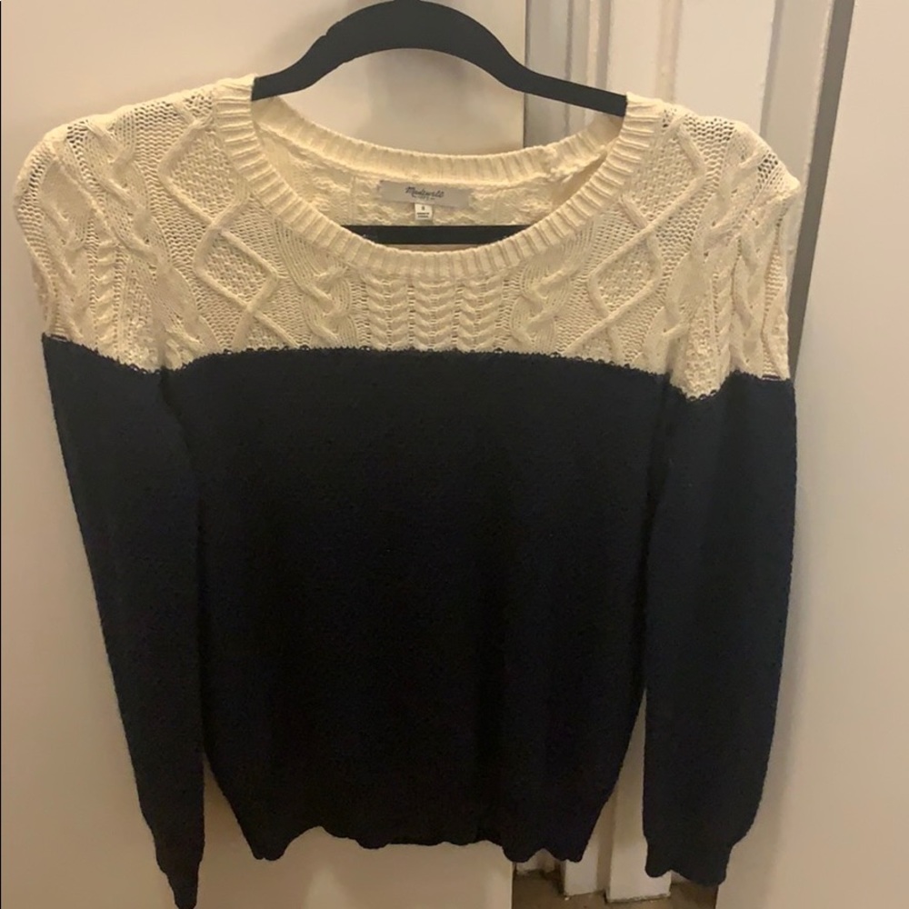 Madewell colorblock sweater